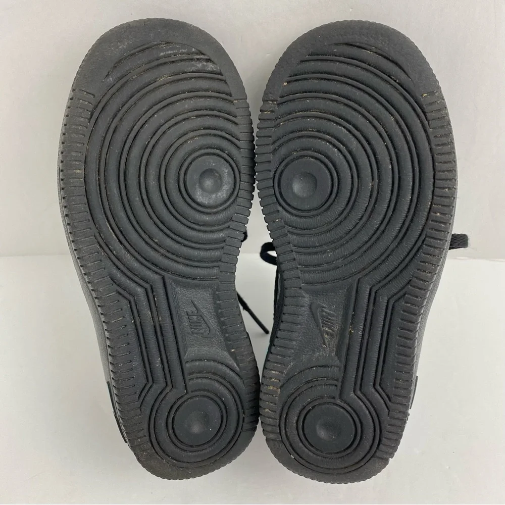 Nike Air Force 1 size 10C Toddler Black Blue Baby Dragon Sneakers BV6063-001